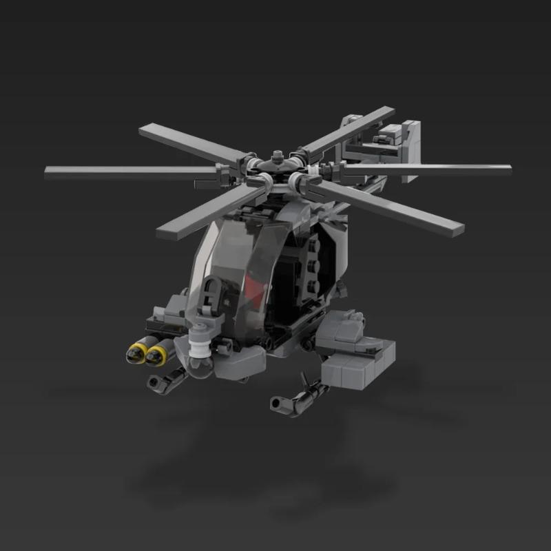 MOC AH-7 Notar Helicopters Stavebnice Model Vojenský útočný vrtuľník Tehly Montážne Hračky Vzdelávacie Hračky pre Deti Vrtuľníky Darčeky