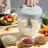 Manual Rotate Manual Ginger Grinder 500/900ML Multifunctional Vegetable Cutter  Kitchen Gadget