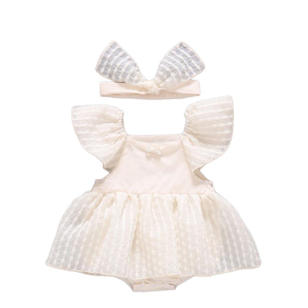 Bodysuit Baby Jumper Dress Ruffle Baby Shorts Climb Suit Cute Baby Jumpsuit  Infant Wear