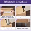 4pcs Stainless Steel Furniture Leg Adjustable Table Feet Replacement Cabinet Sofa Metal Foot With Screws Furniture Hardware