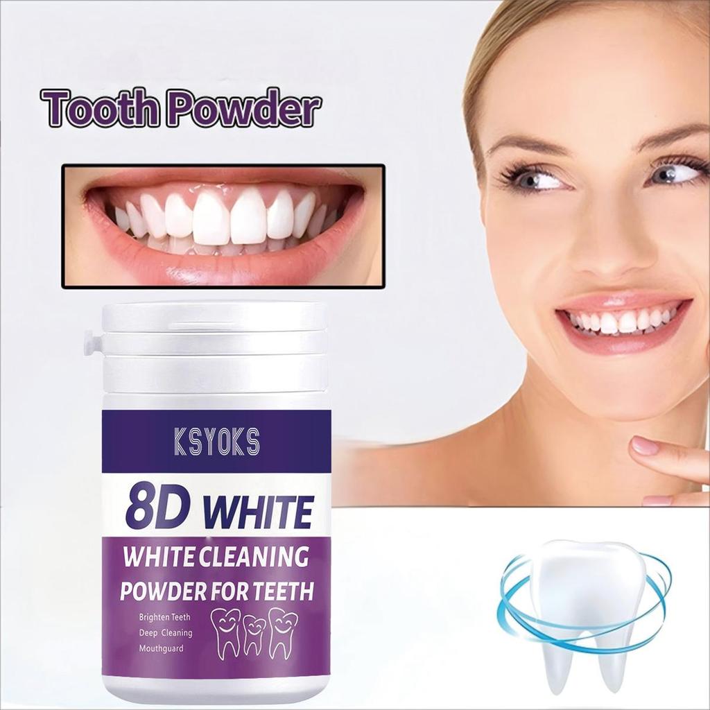The mild formula of tooth powder is suitable for people with sensitive teeth, cleaning and caring for enamel at the same time