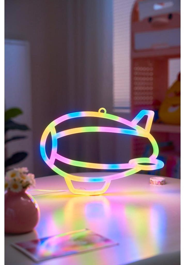 Double-Sided LED Neon Light for Romantic Room Decor