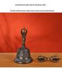 Nepal Vajra Bell & Dorje Tingsha: Bronze Practice Bell for Tibetan Buddhism Altar