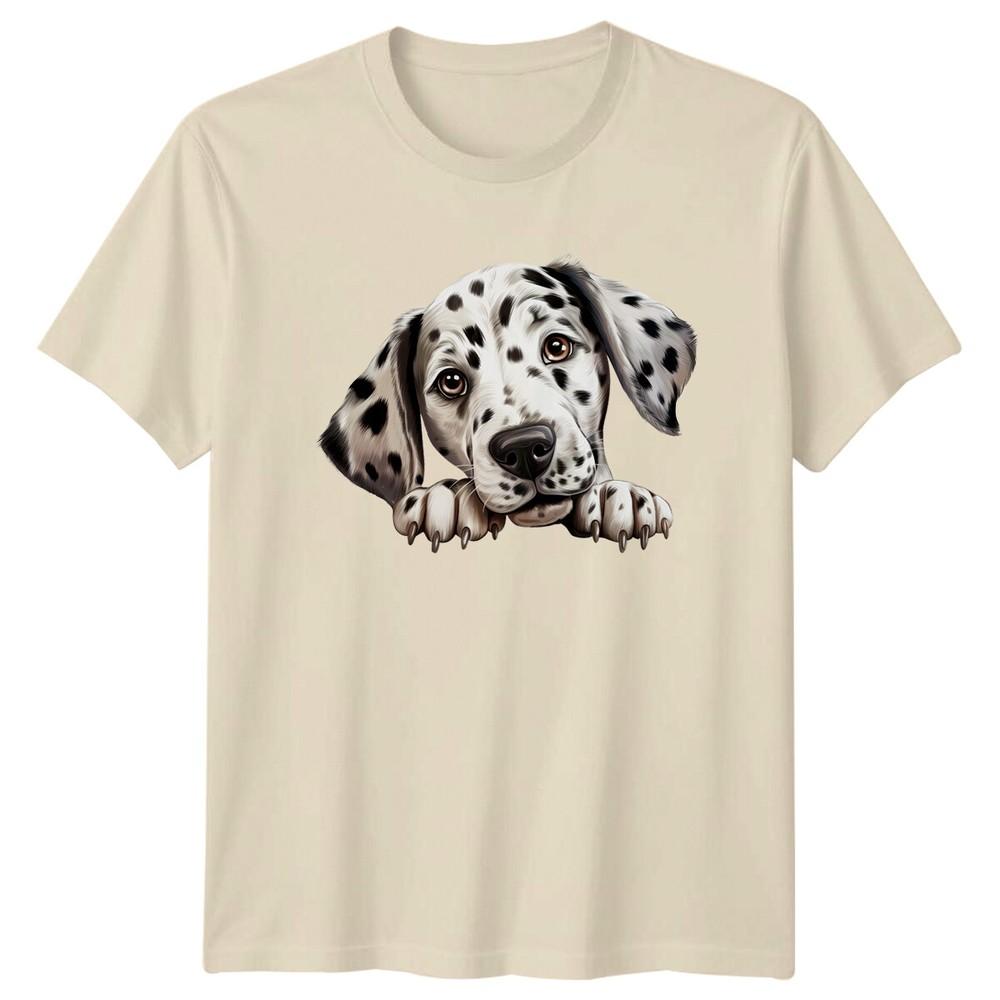 Cute Dalmatian Puppy Dog Breed Lover TShirt Graphic Novelty