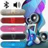 Shaped Capsule Wireless Bluetooth Speaker Portable Mini Audio Outdoor Gift Use