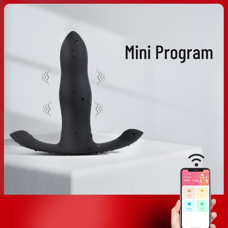 ROSELEX Tragbarer G-Punkt Analmassager mit Fernbedienung