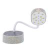 36W Nail Lamp Flexible Gooseneck Smart Sensor USB Rechargeable Portable Gel Nail Dryer for Home Salon Travel Silver