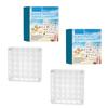 Clear Shells Display Case Seashells Storage Box for Home Decoration and Museums