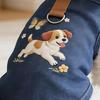 Dog Clothes for Small Medium Dogs Summer Dog Denim T Shirt Soft Breathable Pullover Puppy Costume with Leash Ring