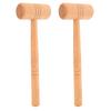 2Pcs Set Hammer Wooden DIY Making Repair Jewelry Metal Processing Tool