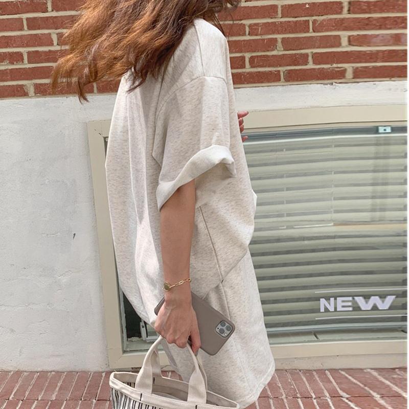 Sommer Frauen Baumwolle Sets Casual Zwei Stücke Kurzarm T Shirts und Hohe Taille Kurze Hosen Solide Outfits Trainingsanzug