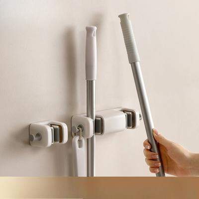 Haczyk na mopa, Domowy regał do przechowywania, Łazienkowy mocny wieszak do zawieszania, Zatrzaskowy, Klamra do zawieszania na ścianie w łazience