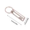 Titanový Klíčenka Vlastní Nápis Lehký Titanový EDC Nástroj Muži Pás Klíčenka Závěsná Spona Držáky na Klíče od Auta