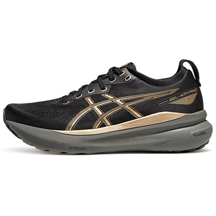 Asics Gel-Kayano 31 Comfortable Versatile Durable Low-Top Running Shoes Men sneaker Black Yellow 1011B995-002