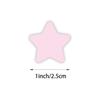 Heart-Shaped Love Stickers - 500 Self-Adhesive Labels per Roll