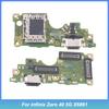 Placa de Base de Carga USB para Infinix Zero 40 5G X6861 Conector de Puerto de Cargador Cable Flexible Piezas de Reparación