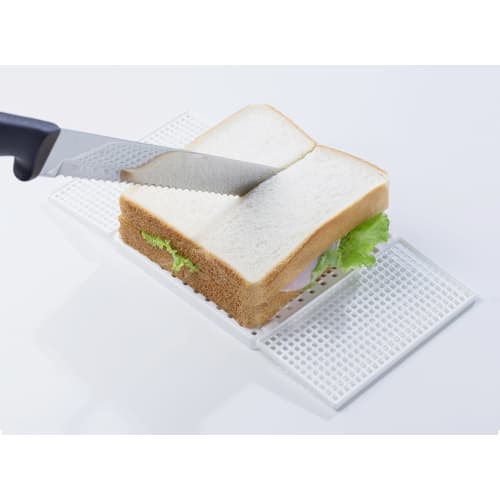 Kokubo Industries Kokubo Sandwich Storage Container, Mesh x Case, Easy to Use, Quickly Removes Food, Stays Dry, Perfect for Cutting Boards, Bread, Pic