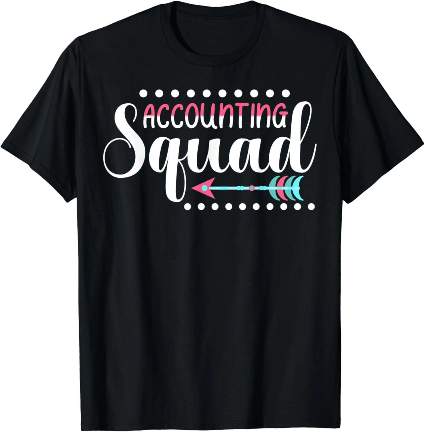 

Accounting Squad Cute Accountant Colleague Matching Gift Unisex T-Shirt XL