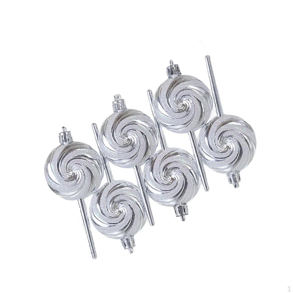 Christmas Candy Lollipop Set Hanging Ornaments Charm Pendants for Party Wedding