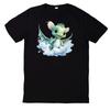 T-Shirt Cute Baby Dragon Motif Cotton