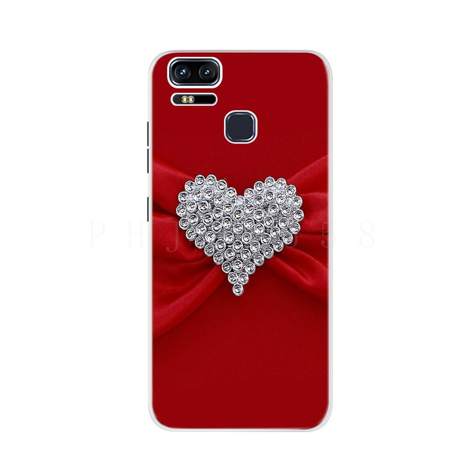 For Asus Zenfone 3 Zoom ZE553KL Case Zenfone Zoom S Z01HD Z01HDA Silicone Soft TPU Phone Back Cover Cases For Asus ZE553KL Funda