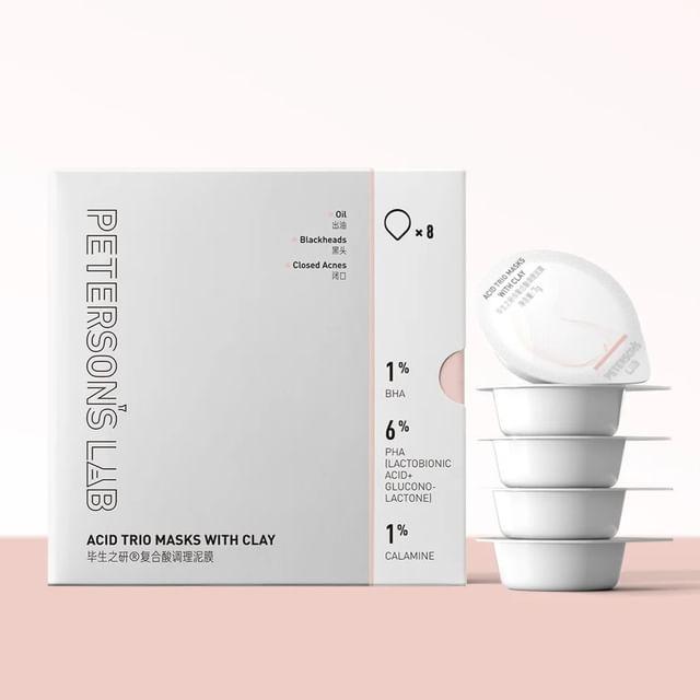 

PETERSON S LAB - Acid Trio Masks with Clay Set (7g x 8pcs)