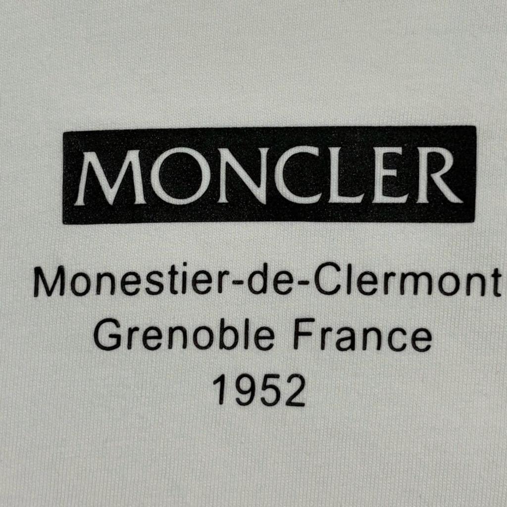 Used MONCLERLong-sleeved T-shirt White Mens