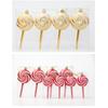 Christmas Tree Decorations Candy Ornaments Pack of 4 Lollipop Hanging Ornaments for Festivals