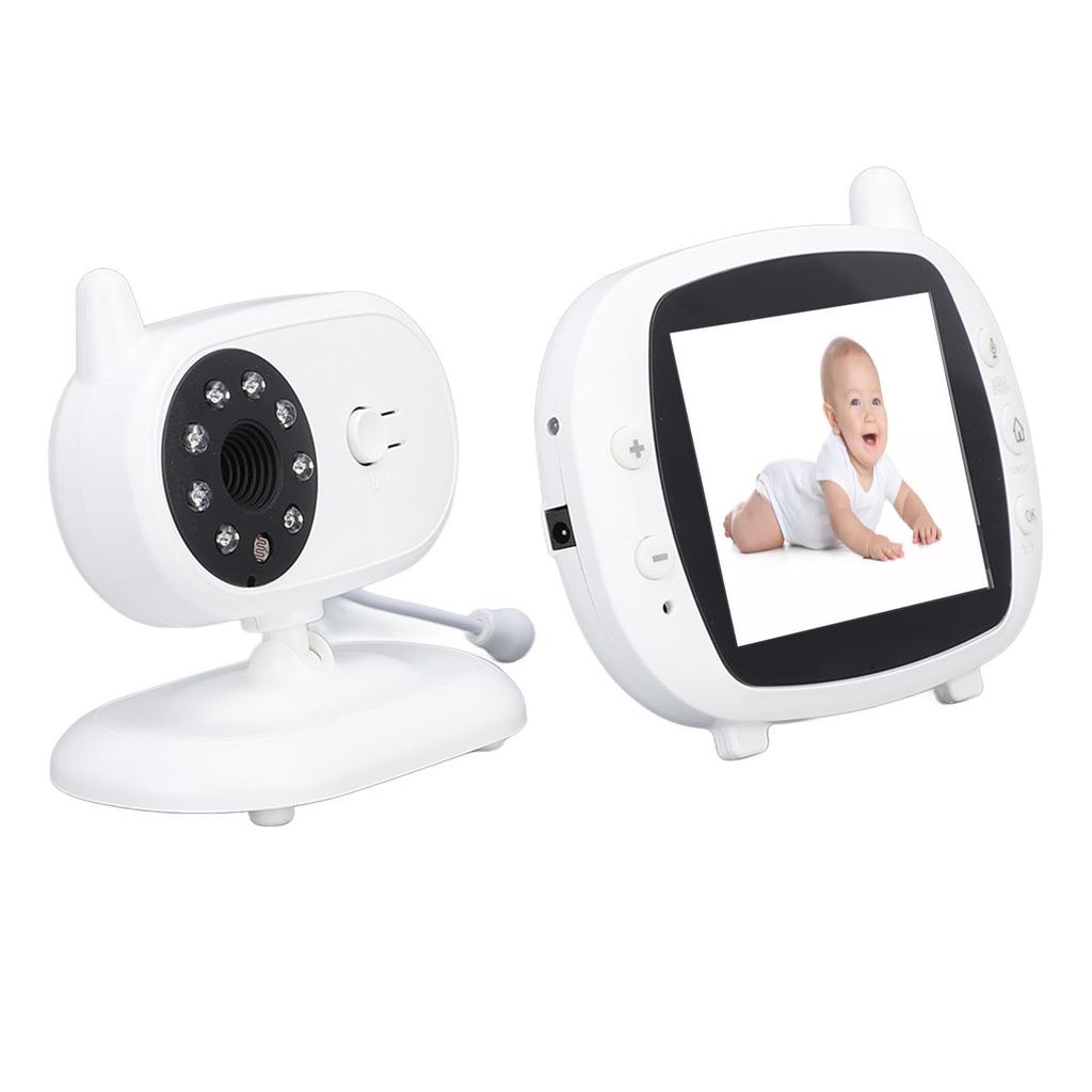 BM850 Baby Video Camera Wireless 2 Way Talk Night Vision 3.5in IPS Screen Night Light Zoom Video Baby Accessory