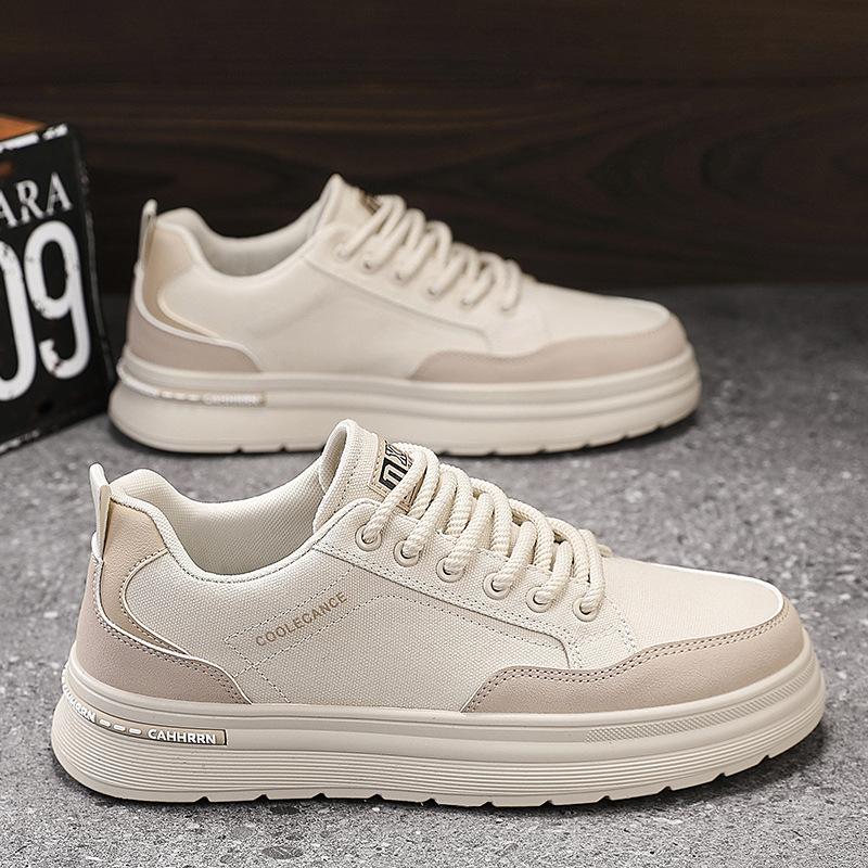 

Canvas shoes boys trend youth board shoes Korean version breathable casual fashion versatile sports board shoes street dance shoes 44 хакі