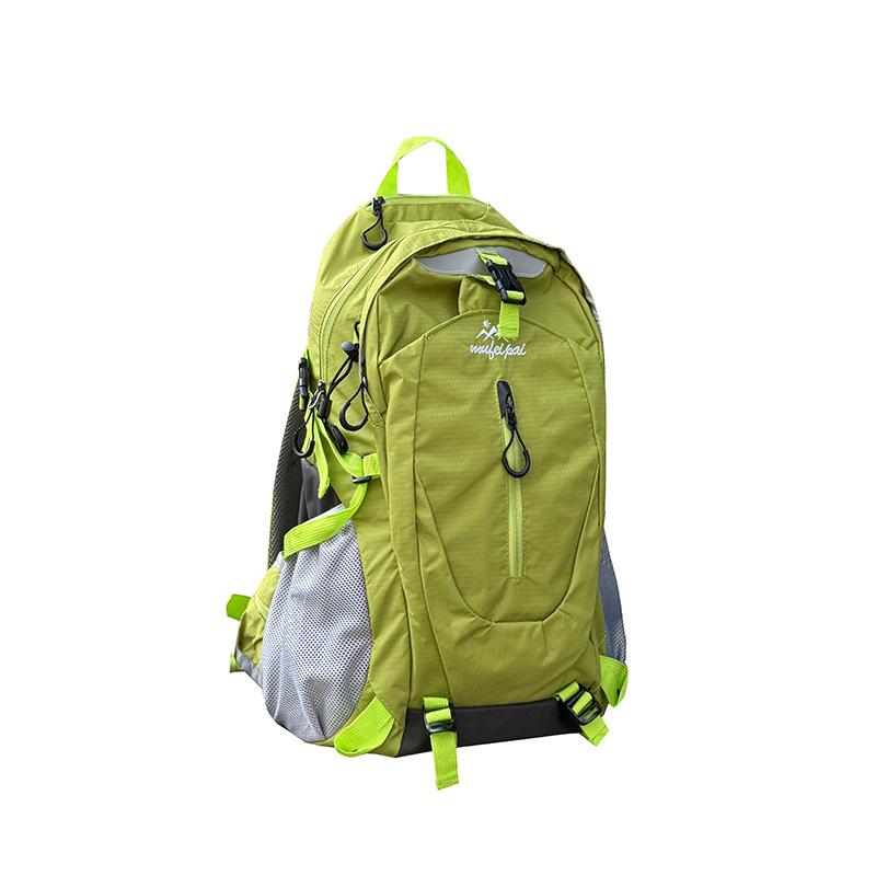 

Outdoor Sports Backpack Large Capacity Lightweight Hiking Bag for Men Women Professional Travel Climbing Camping Rucksack 34x20x49cm зелёный