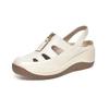 Fashion 2025 Spring and Summer New Women's Shoes Thick Sole Wedge Korean Version of Fashion Simple Mother Sandals