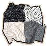 Silk Double Crepe Square Scarf Women's Spring and Summer Polka Dot Cashew Nut Mulberry Silk Scarf High-end Neck Scarf Versatile Scarf