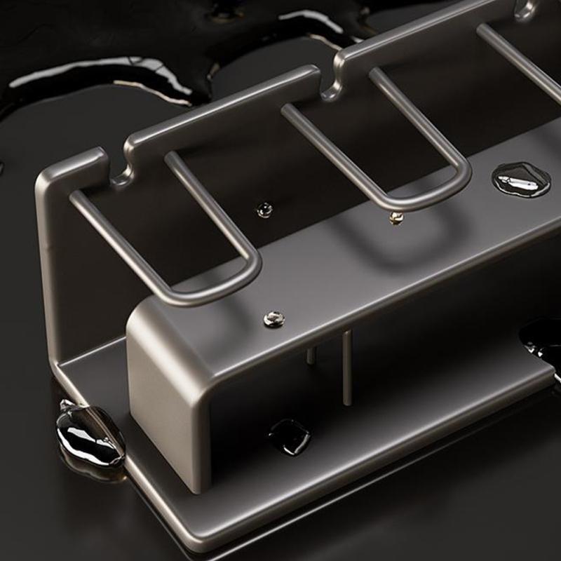 Bathroom Electric Toothbrush Rack Large Space Punch-free Wall-mounted Tooth Brush Stand For