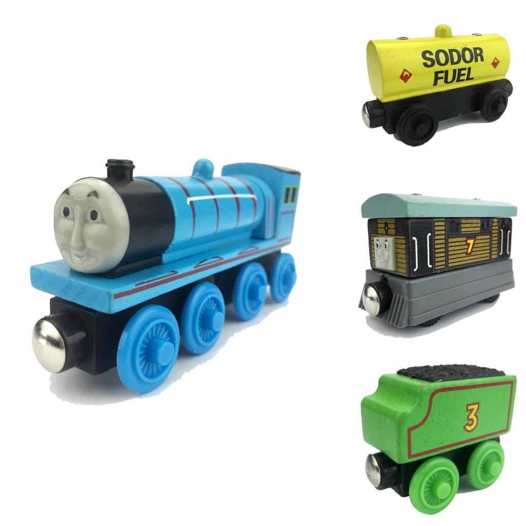Thomas Train Car Tender Wooden Magnetic Railway Toy Truck Kids Gift Set