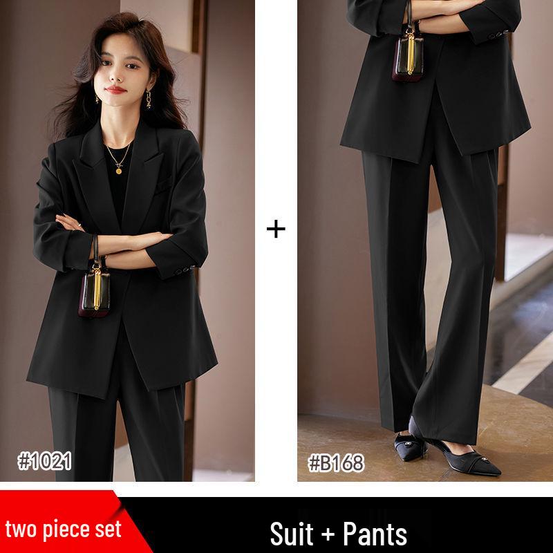 Women's 2025 Formal & Casual Suit Set with Padded Jacket for Spring-Autumn