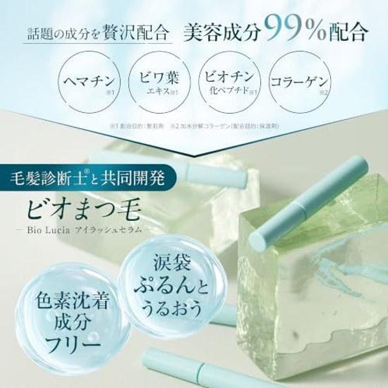 Bio Lucia Eyelash Serum Beauty Liquid Half Size 3mL1 Bottle