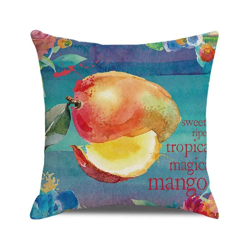 Dekorativer Kissenbezug mit Meereslebewesen und Haimotiv, für Wohnzimmer, Büro, Ornamente, Zuhause