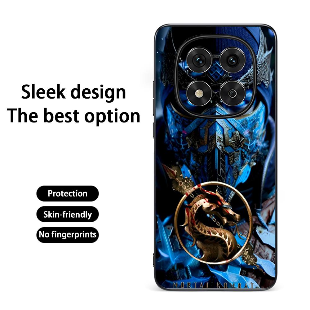 Mor-tals Kombat fashion game design Phone Case For Redmi Note 14 13 12 11 Pro Plus S 5G 14C A3 Soft Black Phone Cover