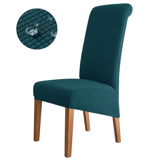 Water Resist King Back Chair Cover For Dining Room Kitchen Wedding Home Use Xl Size Chair Covers Anti -Dirty Home Use Decor Seat Protectors