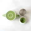 Hasami ware green super stainless steel tea 13875 "Common" teapot, (with strainer), 500ml,