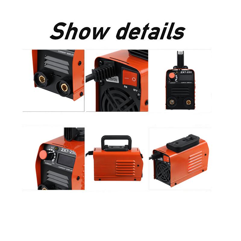 50 / 60Hz 4kw Inverter DC Welder Inverter MMA ARC Portable Welding Machine 250A