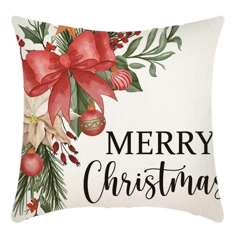 New Christmas Pillowcases Christmas Sofa Living Room Pillowcases Pillowcase Combination Pillowcases