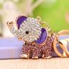 Cute Owl Crystal Rhinestones Crsytal Car Bag Keys Exquisite Pendant Cartoon Trendy Animal Key Chains Bag Charm
