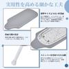 VECELO Ironing Board, 82*34*19cm, 1.4kg, Compact, Foldable, Lightweight, Doll-Shaped, Larger Work Surface than Standard Sizes, Lightweight and Easy to