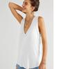 Fashion V-neck Loose Women's Tank Top Breathable Comfortable Sleeveless Outerwear Top