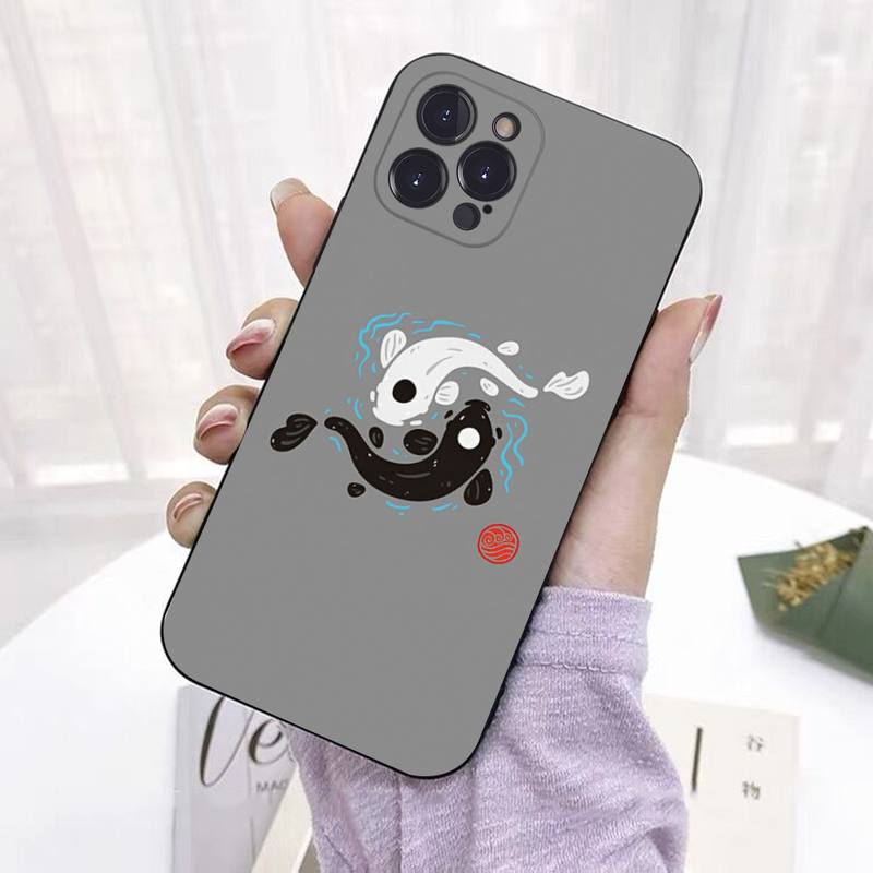 Pouzdro na telefon s uměním Jin Jang ryb Silikonové měkké Pro iphone 14 13 12 11 Pro Mini XS MAX 8 7 6 Plus X 2020 XR Kryt