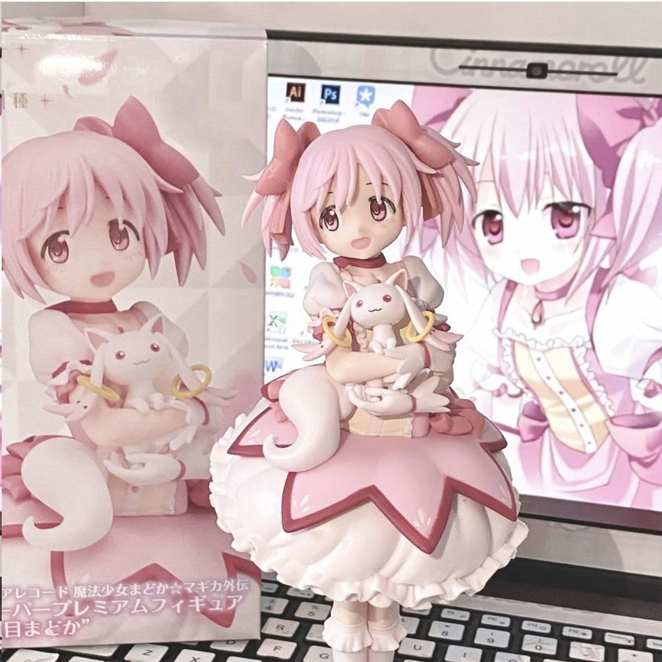 Anime Magikano 14-18CM Puella Magi Madoka Magica Figur PVC Modell Puppe Schreibtischdekoration Actionfigur Sammlerstücke Kindergeschenke