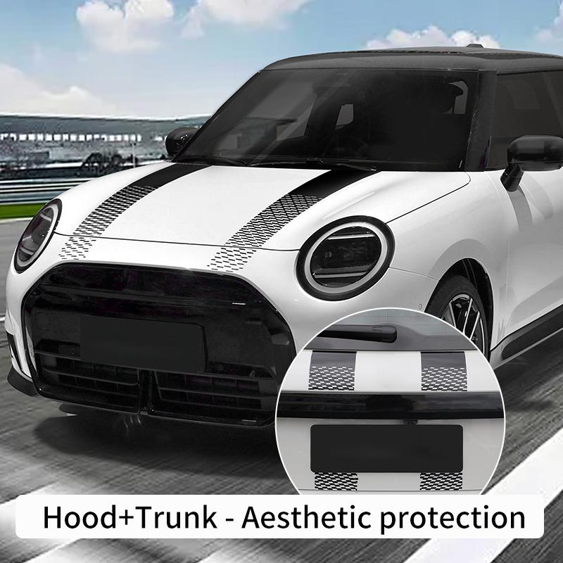 Car Engine Hood Vinyl Trunk Decal Stickers For Mini Cooper F56 F60 F55 F54 R56 R60 F65 F66 U25 J01 Countryman Car Accessories