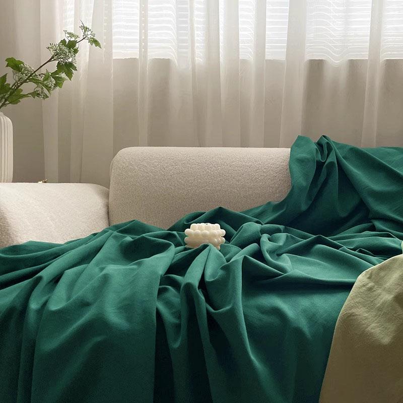 Pure Cotton Fabric Washed Imitation Cotton and Linen Fabric Chinese Style Pleated Cloth DIY Hanfu Dress Pants Material Wide135cm